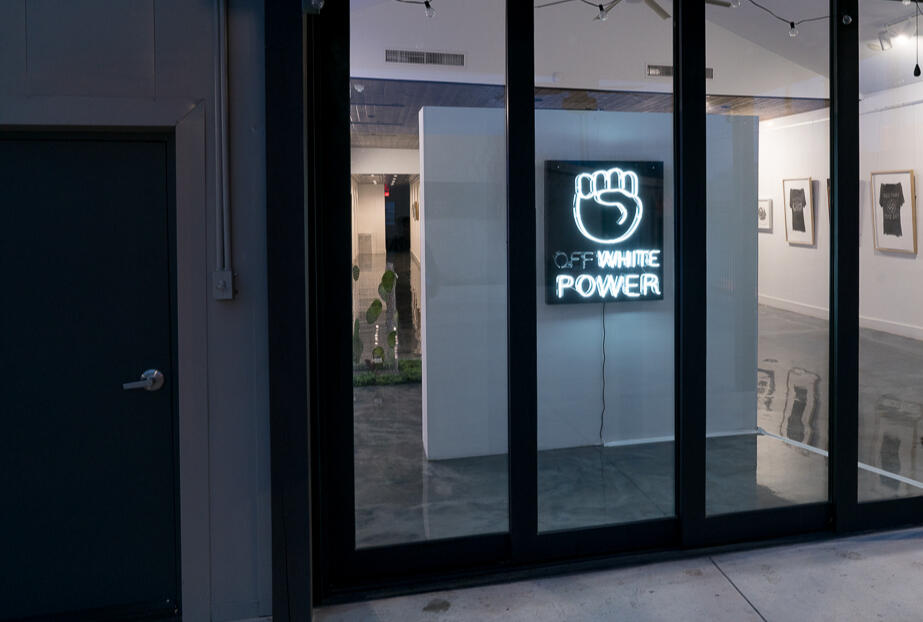 installation view at FREIGHT gallery & studios, as ft. in the group exhibition "Images of Power," co-curated by Alana Coates, 2018"