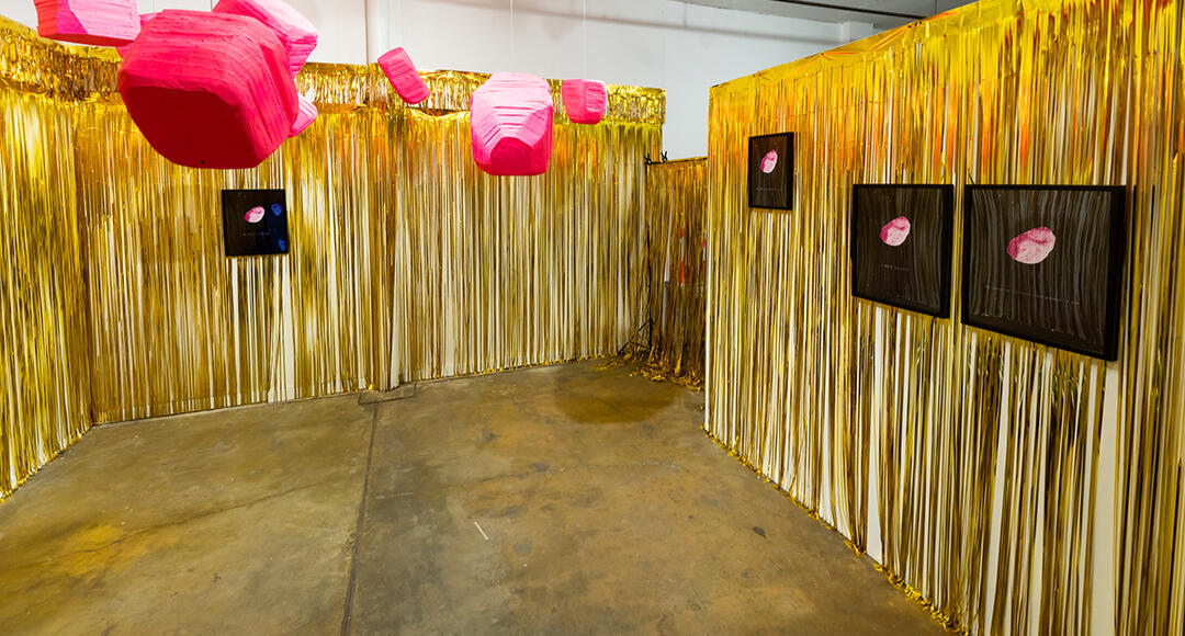 “i did it to myself,” solo exhibition installation view at the project space JANUARY, 2023. Photo credit: Luis M Garza, 2023