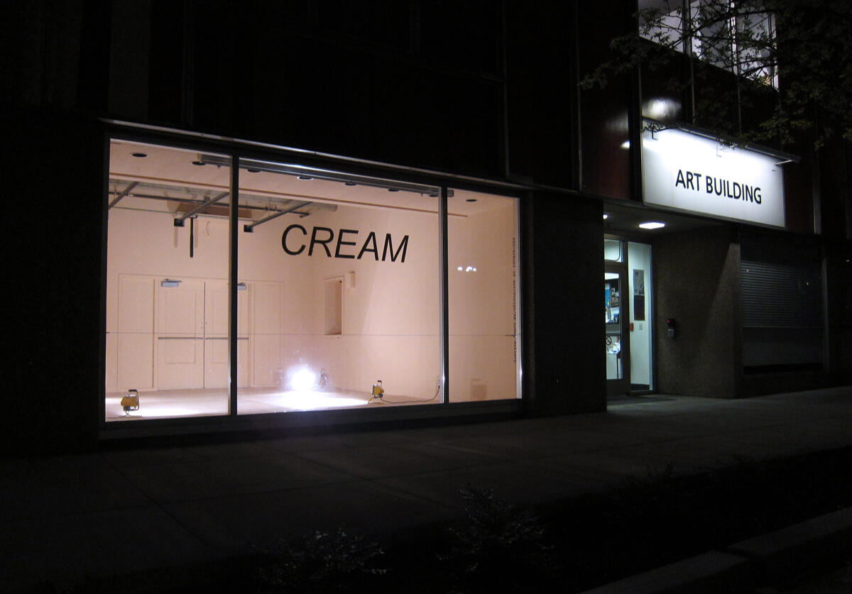 CREAM, MFA thesis exhibition. 2014